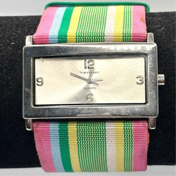Green & Pink Vernier Watch - Picture 1 of 5